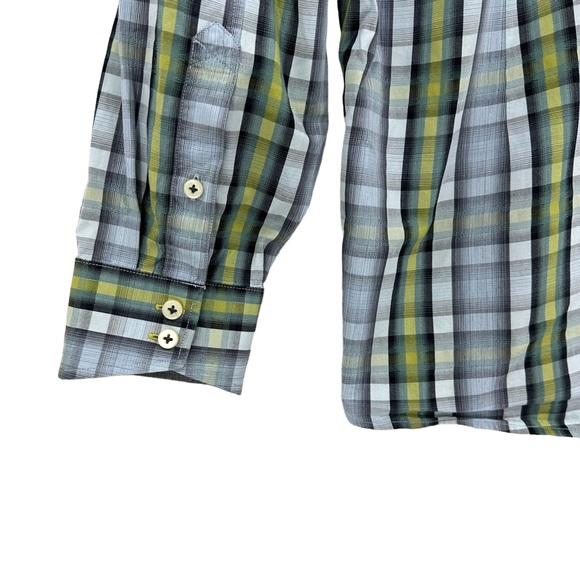 TOMMY BAHAMA Shirt Island Modern Fit Plaid Long Sleeve - Picture 6 of 8